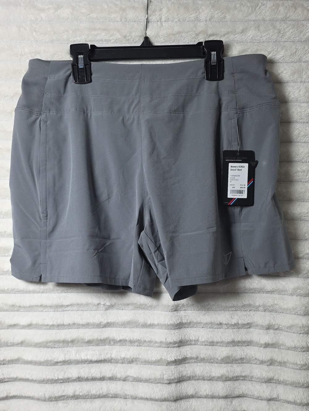 0480 Korsa Women's Athletic Shorts with Built In Underwear